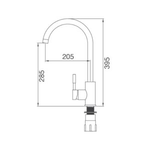 Vòi Chậu Rửa Chén Malloca K569-C