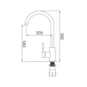 Vòi Chậu Rửa Chén Malloca K569-C