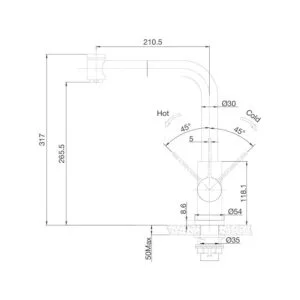 Vòi Rửa Chén Malloca Luxsteel K066-PO
