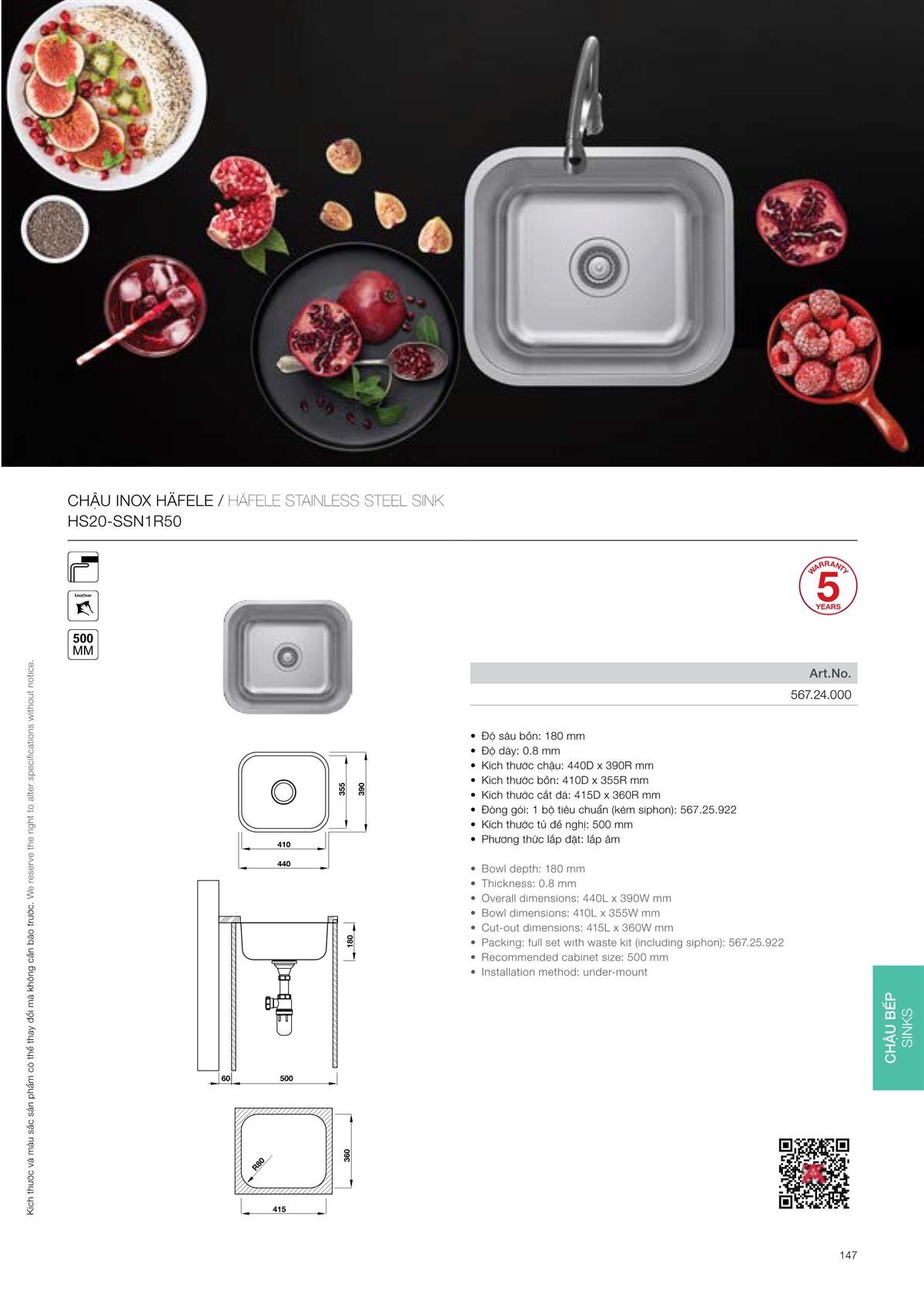Catalogue Hafele Home Appliances 171 Catalogue Hafele Home Appliances