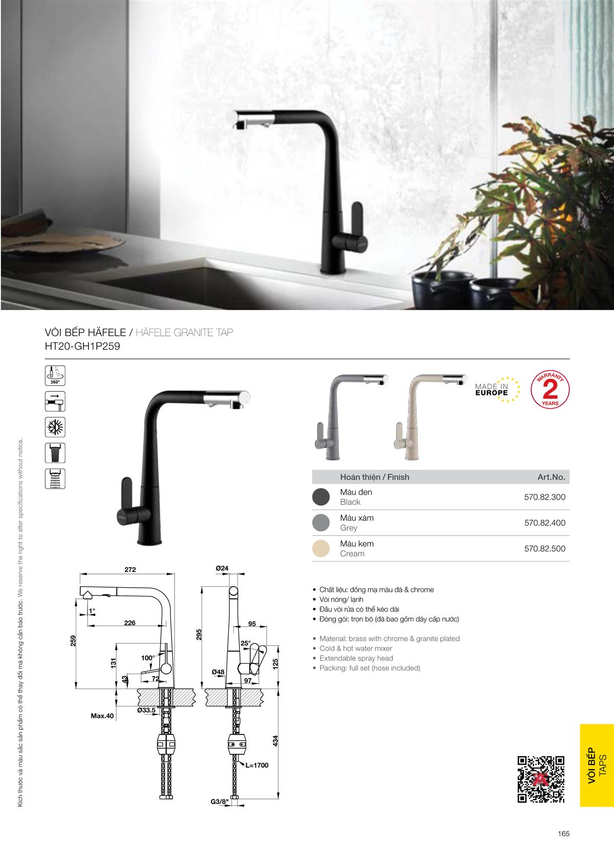 Catalogue Hafele Home Appliances 189 Catalogue Hafele Home Appliances