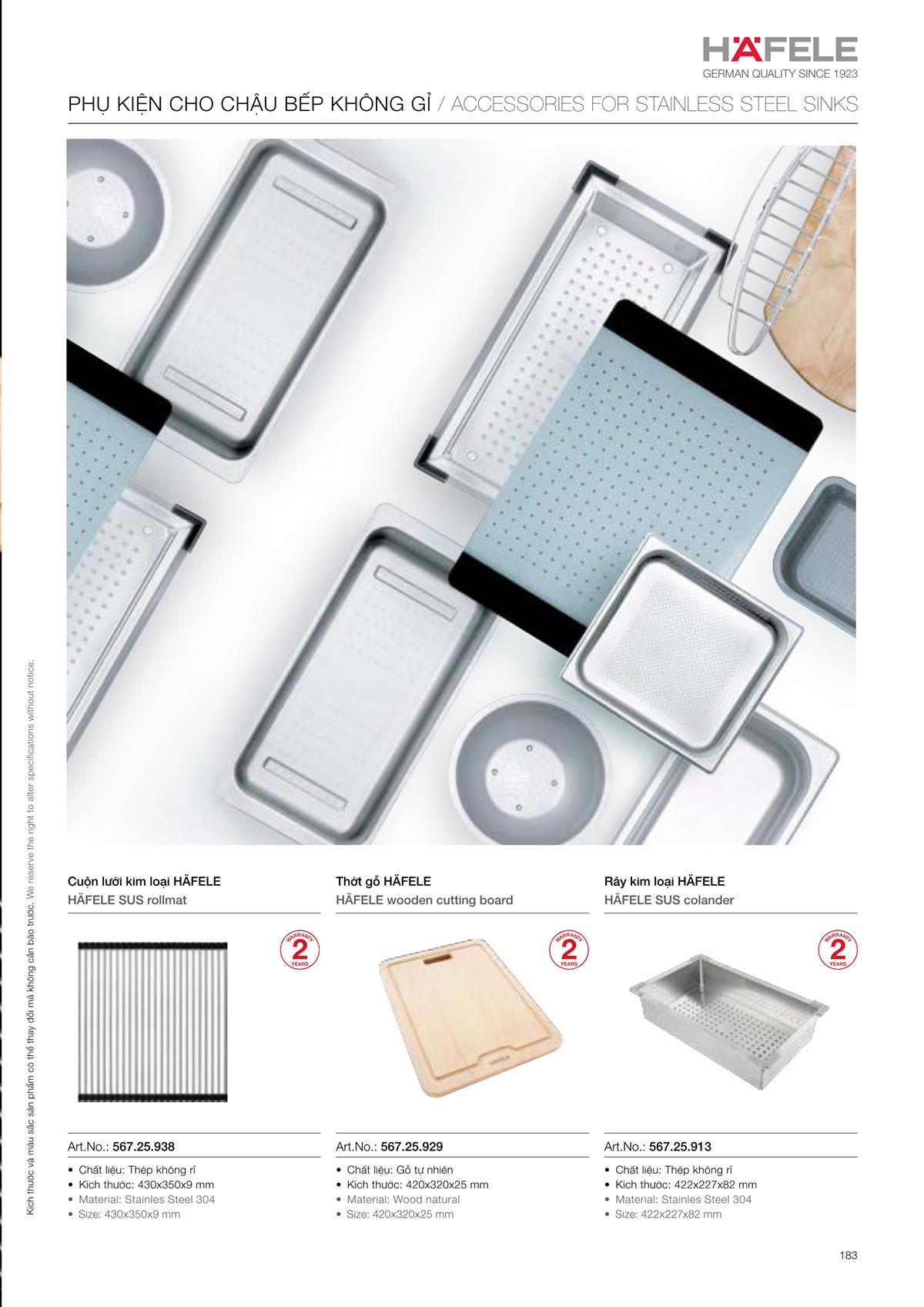 Catalogue Hafele Home Appliances 207 Catalogue Hafele Home Appliances