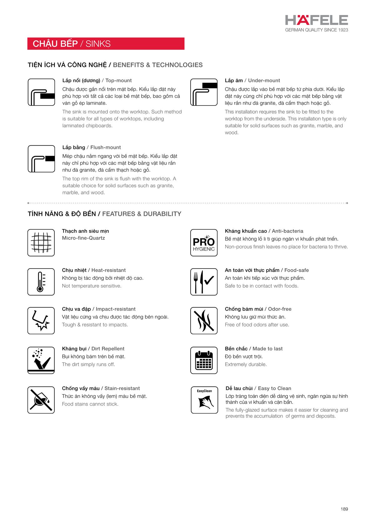 Catalogue Hafele Home Appliances 213 Catalogue Hafele Home Appliances