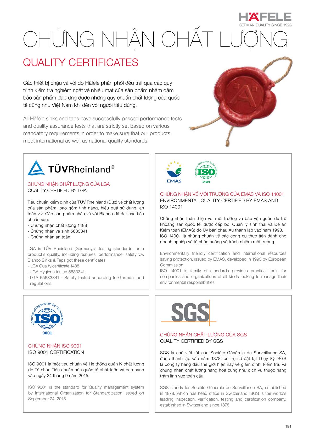 Catalogue Hafele Home Appliances 215 Catalogue Hafele Home Appliances