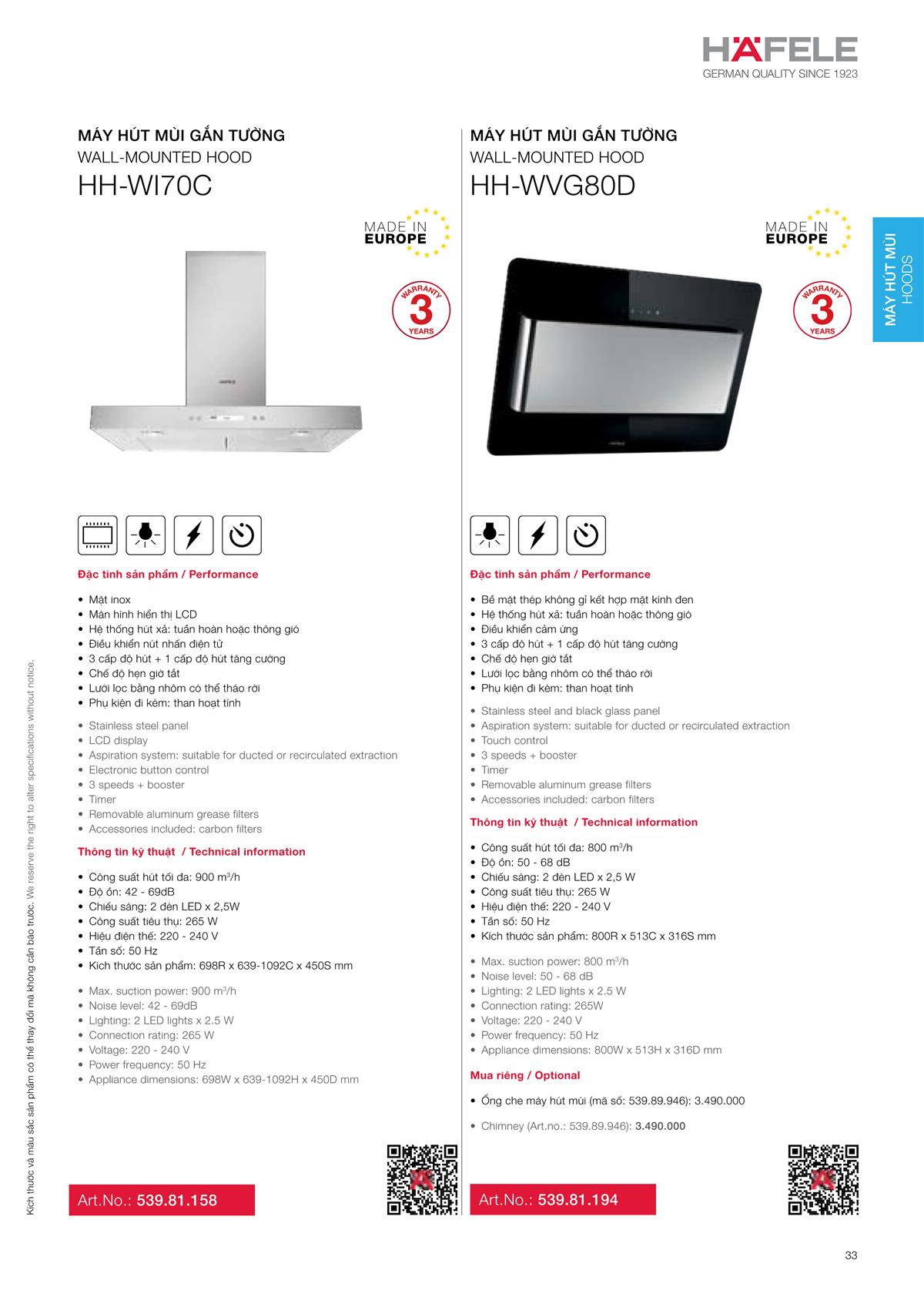 Catalogue Hafele Home Appliances 57 Catalogue Hafele Home Appliances