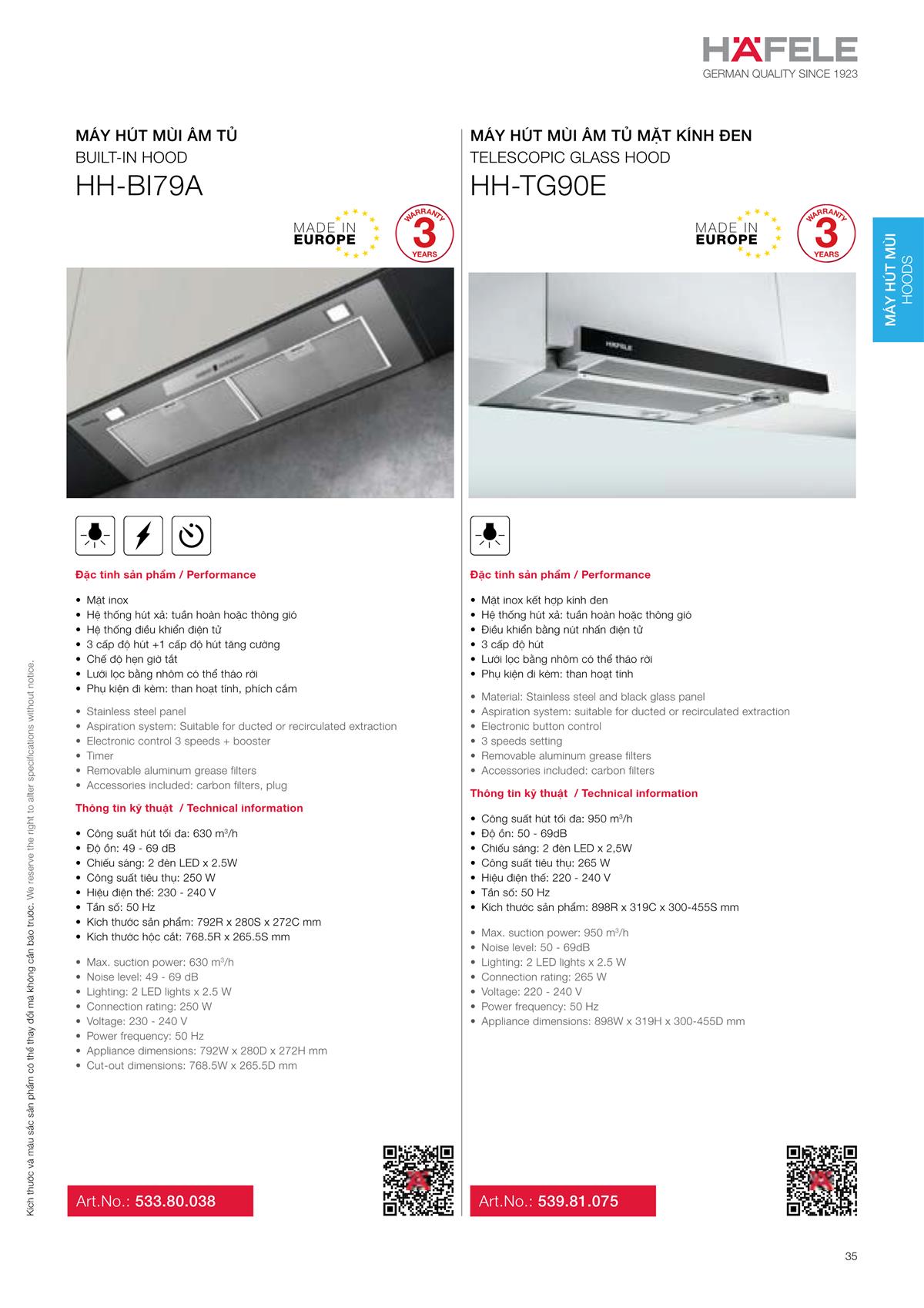 Catalogue Hafele Home Appliances 59 Catalogue Hafele Home Appliances