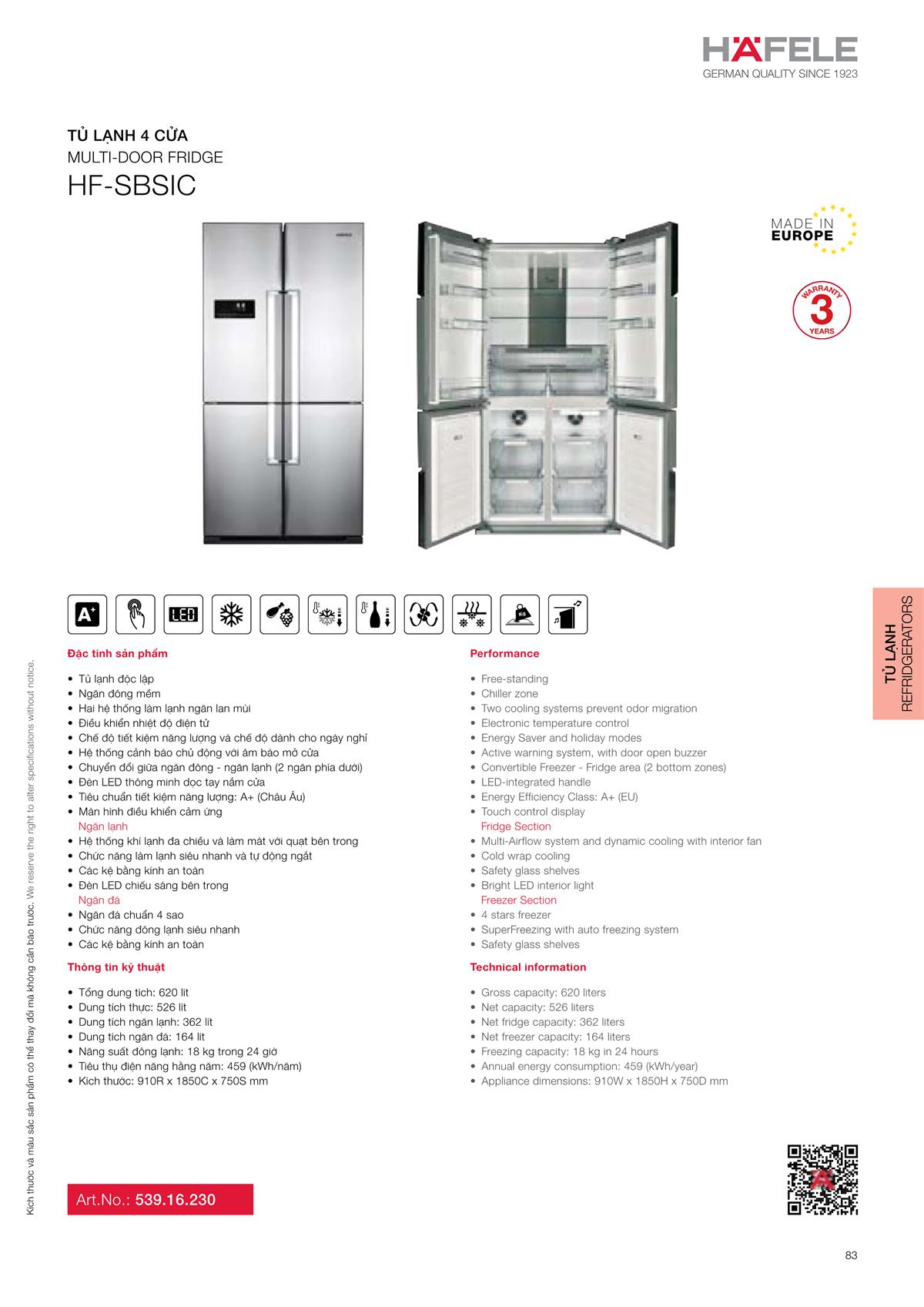 Catalogue Hafele Home Appliances 107 Catalogue Hafele Home Appliances