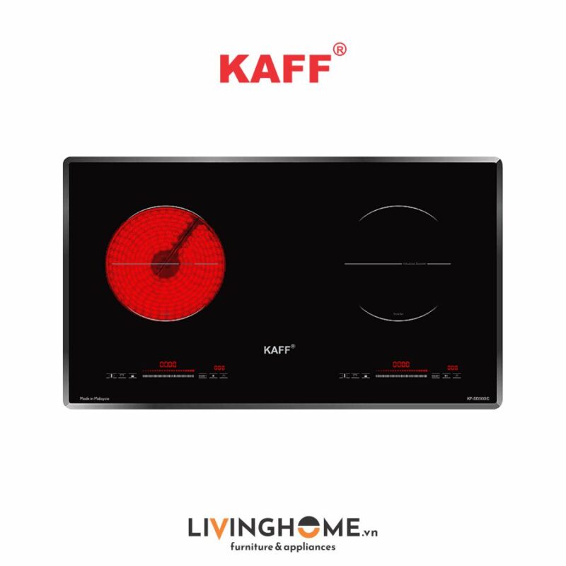 Bếp điện từ Kaff KF-SD300IC 02 vùng nấu phổ biến được nhiều người biết đến 
