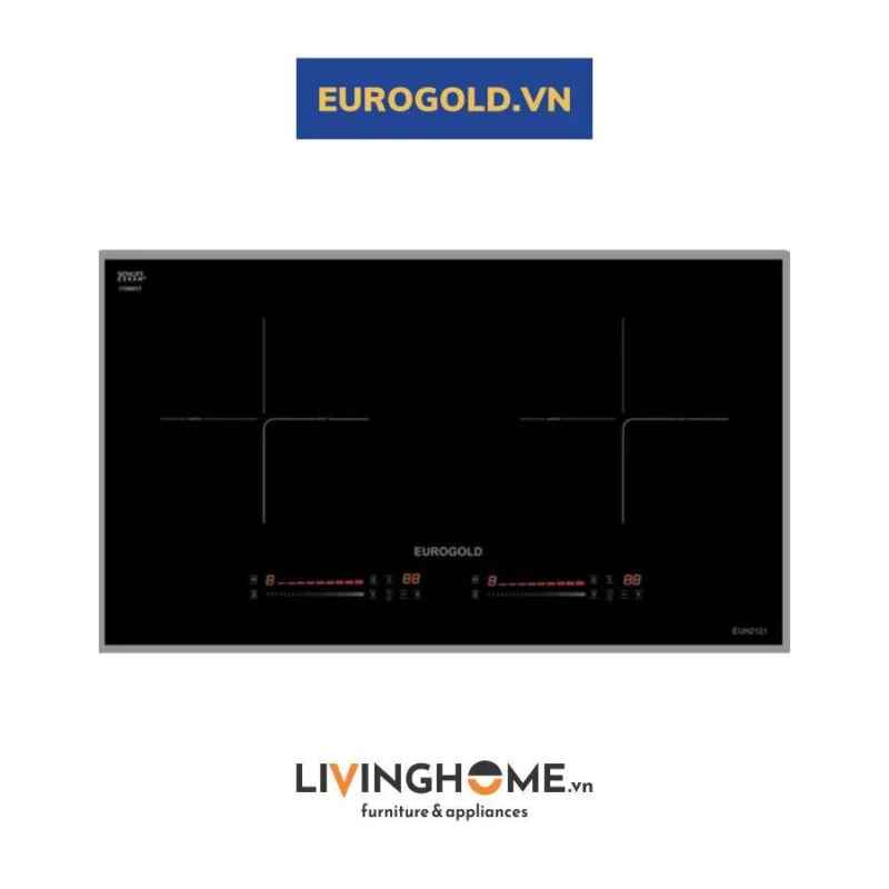 Top 5+ Bếp Điện Từ Eurogold Bán Chạy Đáng Mua 3 Bếp điện từ Eurogold EUH2121 thiết kế sang trọng, công nghệ tiên tiến