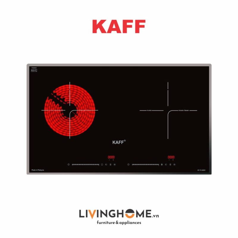 Bếp điện từ Kaff KF-FL68IC chữ nhật 73cm với mâm nhiệt hồng ngoại EGO Highlight 24cm