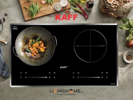 Bếp điện từ Kaff KF-FL108 chữ nhật dài 73cm - 01 vùng nấu từ mạnh mẽ kết hợp 01 vùng nấu điện đa năng