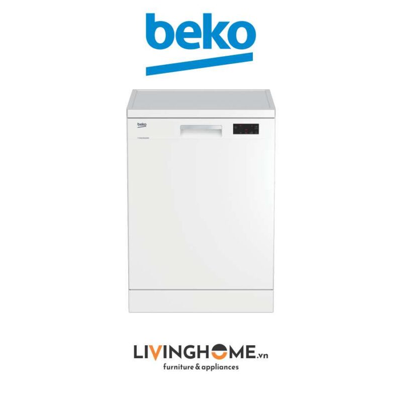 Máy rửa chén Beko DFN16410W 14 bộ có sấy thiết kế đơn giản, tinh tế