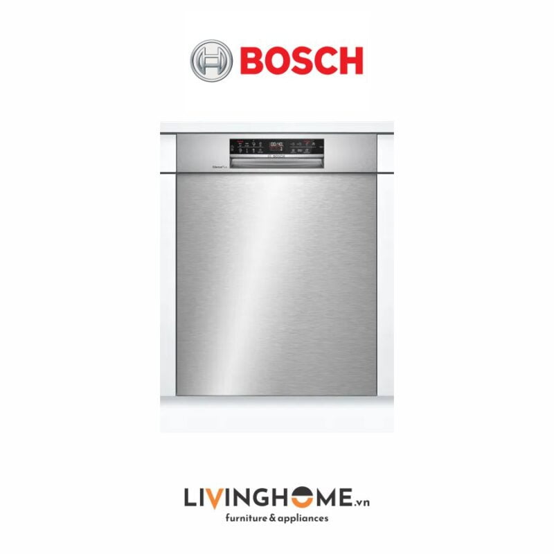 Máy rửa chén Bosch SMU6ECS57E lắp đặt âm 60cm với 08 chương trình rửa tích hợp đa dạng 
