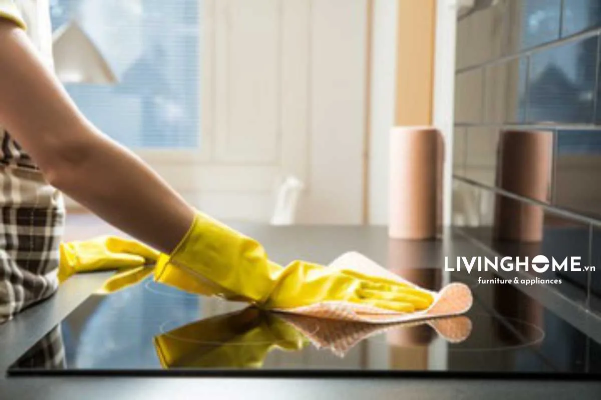 Bếp từ dễ dàng vệ sinh hơn