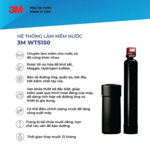 Hệ thống máy làm mềm nước 3M WTS150 nhập khẩu Mỹ 7 Hệ thống máy làm mềm nước 3M WTS150 nhập khẩu Mỹ