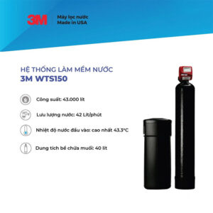 Hệ thống máy làm mềm nước 3M WTS150 nhập khẩu Mỹ