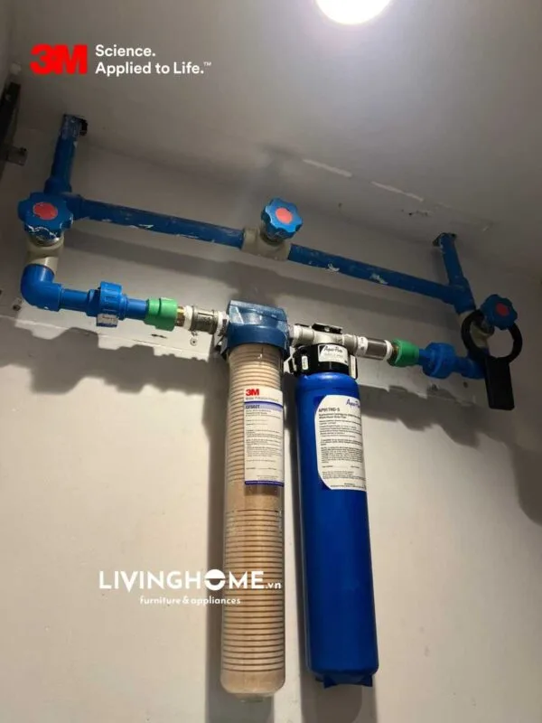 Combo Máy Lọc Nước Đầu Nguồn 3M AP904 + Lọc thô 3M nhập khẩu Mỹ 23 Hình ảnh thực tế thi công lắp đặt của Combo Combo Máy Lọc Nước Đầu Nguồn 3M AP904 + Lọc Thô 3M