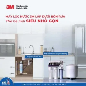Máy lọc nước lắp bồn rửa 3M FF100 nhập khẩu Mỹ