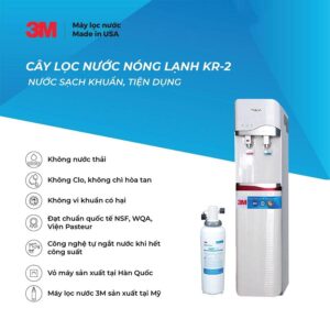 Máy lọc nước nóng lạnh 3M KR2 2V 22.000 lít nhập khẩu Mỹ