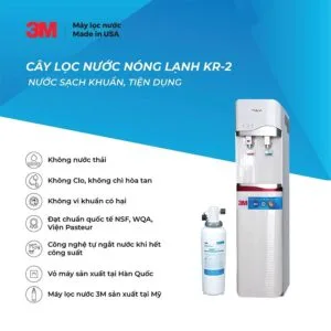 Máy lọc nước nóng lạnh 3M KR2 2V 22.000 lít nhập khẩu Mỹ 13 Máy lọc nước nóng lạnh 3M KR2 2V 22.000 lít nhập khẩu Mỹ