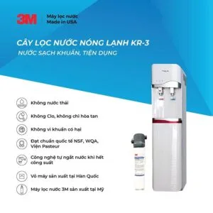 Máy lọc nước nóng lạnh 3M KR3 2V 34.000 lít nhập khẩu Mỹ