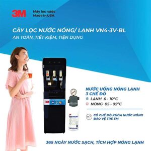Máy lọc nước nóng lạnh 3M VN4 3V BL 94 lít nhập khẩu Mỹ