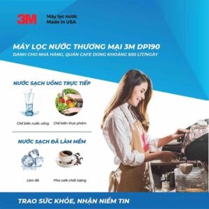 Máy lọc nước thương mại 3M DP190 công suất lớn nhập khẩu Mỹ