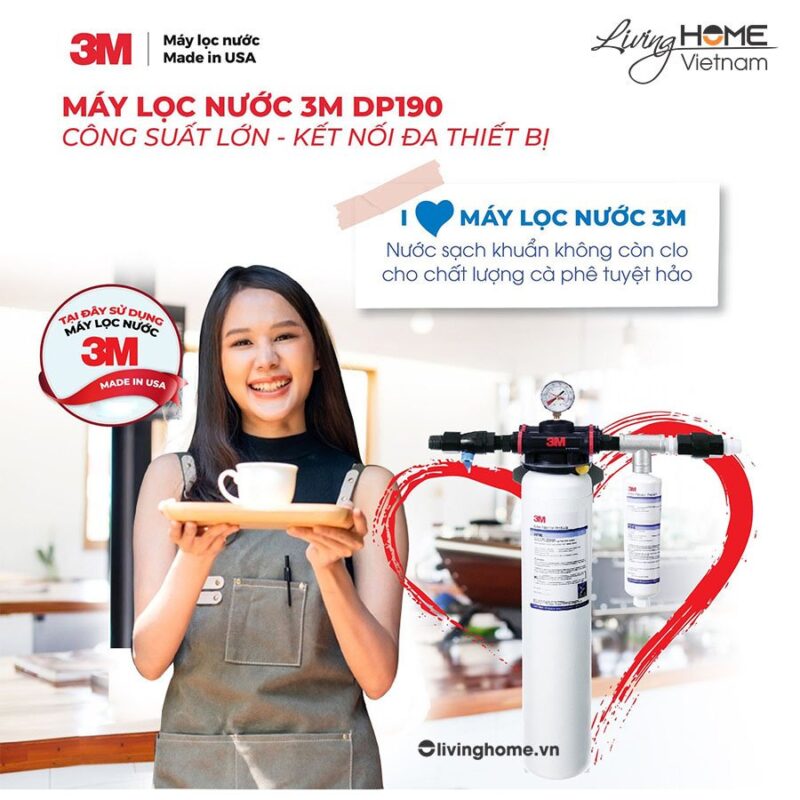 Máy lọc nước thương mại 3M DP190 công suất lớn