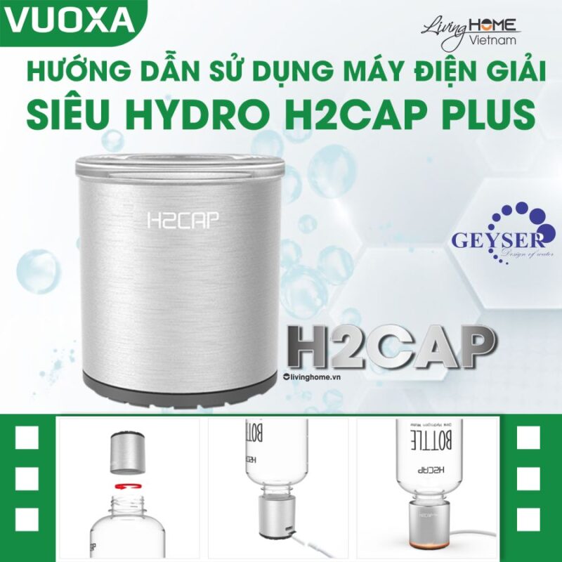 Máy điện giải nước ion kiềm Vuoxa H2Cap plus