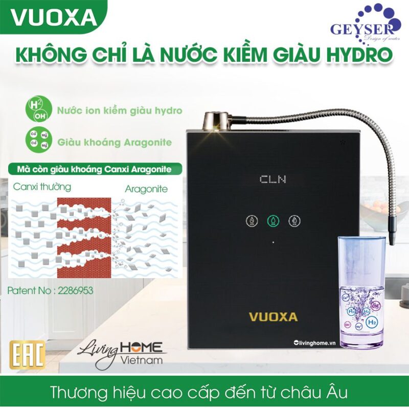Máy lọc nước ion kiềm điện giải Vuoxa i9000