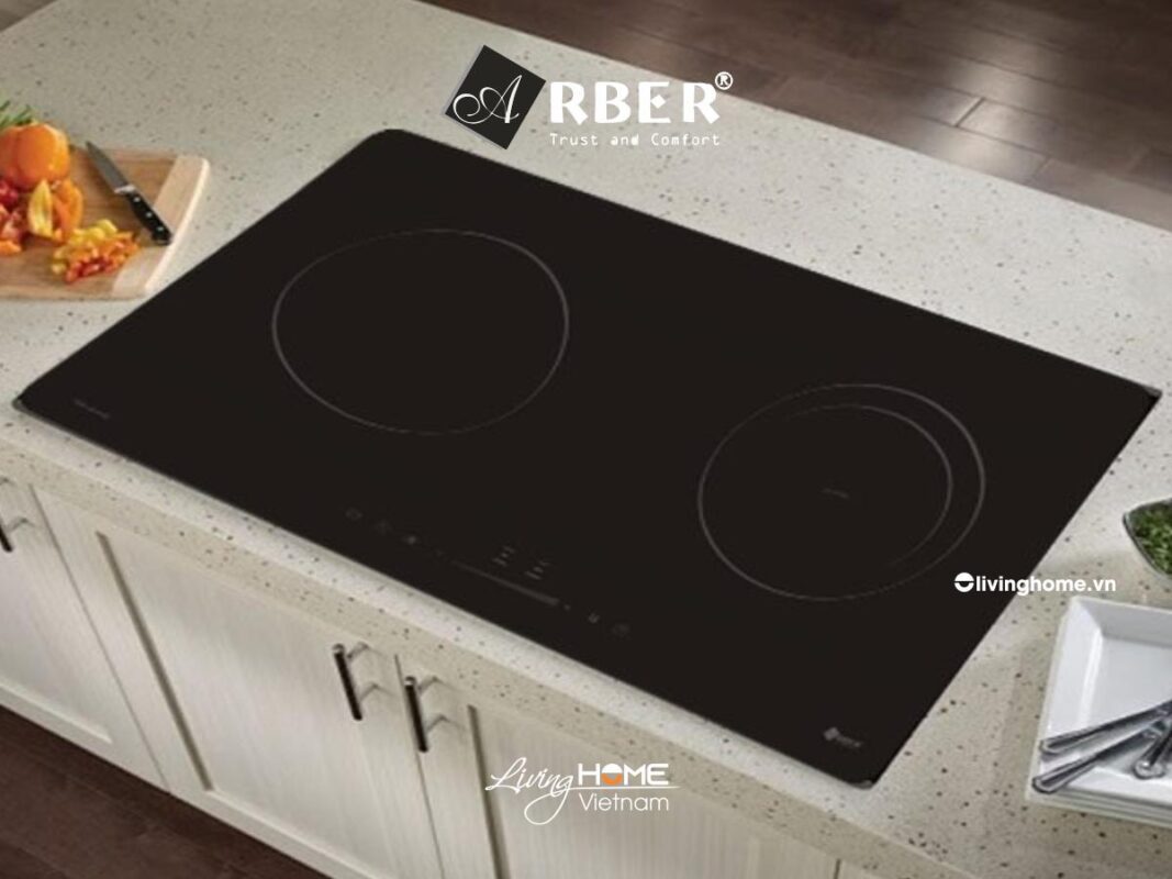 Bếp từ Arber AB406B mặt kính nguyên khối sang trọng 