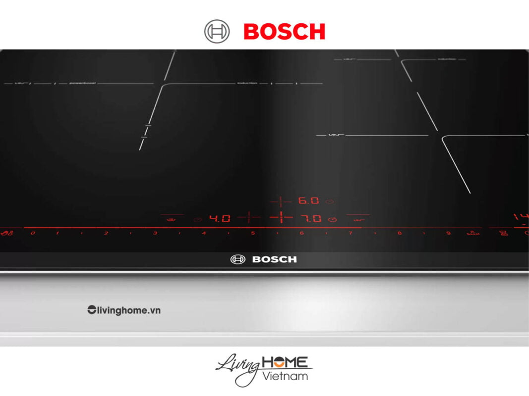 Bếp từ Bosch PID675DC1E - Mặt kính Schott 3 vùng nấu 60cm