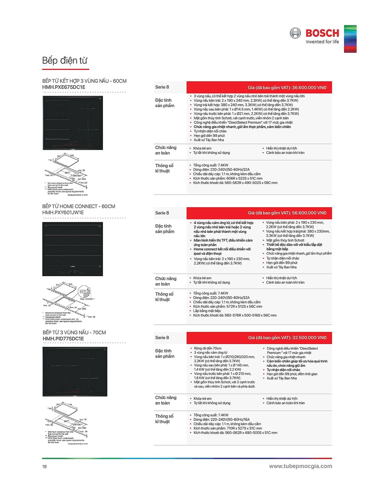 Catalogue Bosch HMH 35 Catalogue Bosch HMH - Thiết Bị Nhà Bếp Cao Cấp Đức