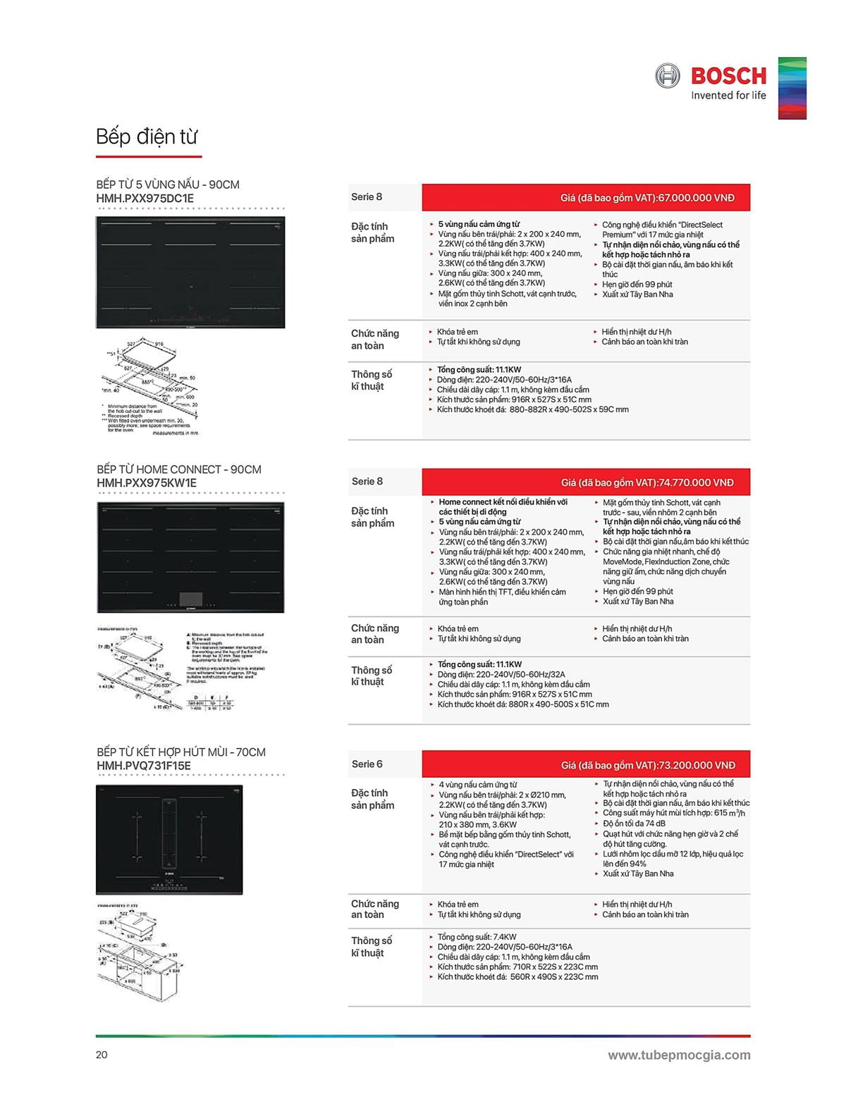 Catalogue Bosch HMH 37 Catalogue Bosch HMH - Thiết Bị Nhà Bếp Cao Cấp Đức