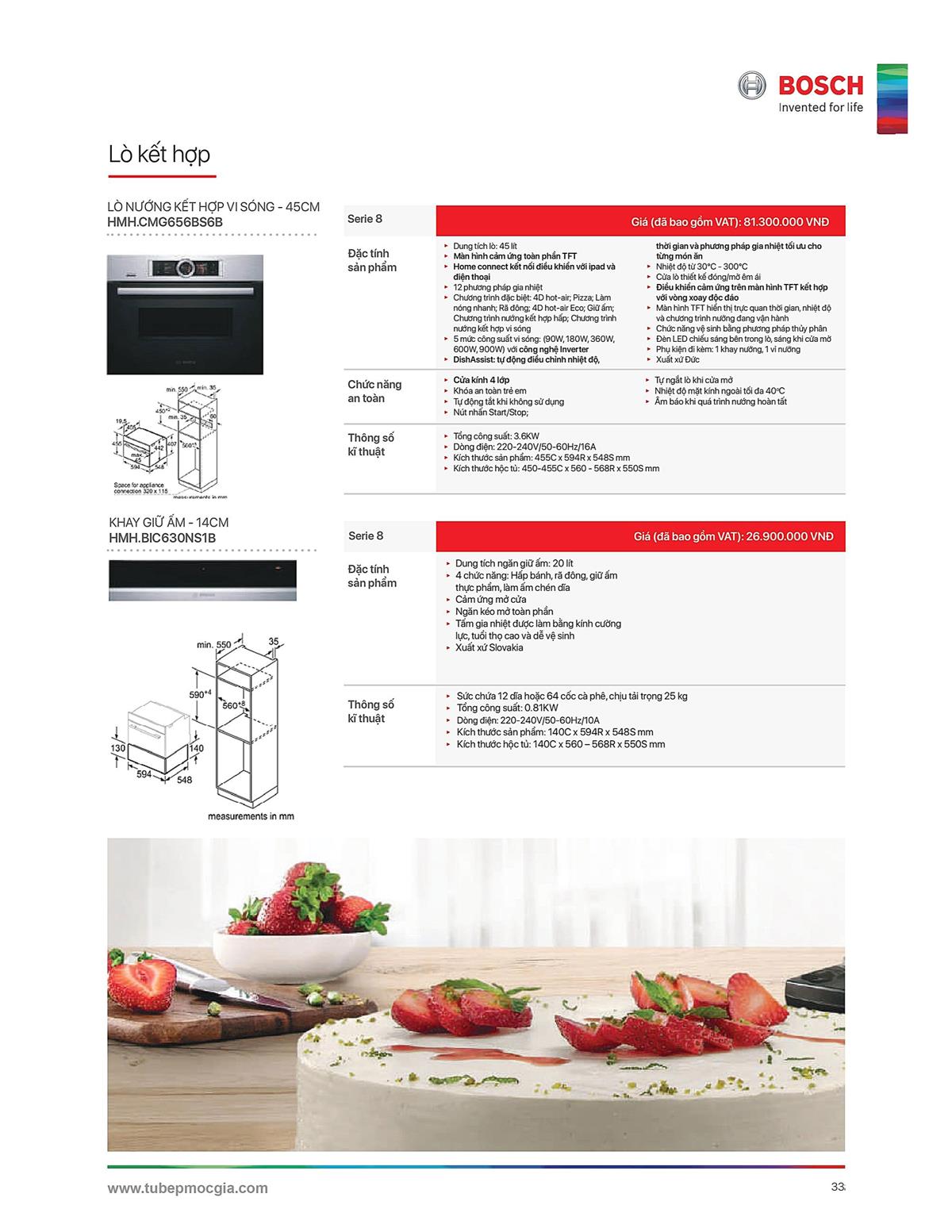 Catalogue Bosch HMH 50 Catalogue Bosch HMH - Thiết Bị Nhà Bếp Cao Cấp Đức