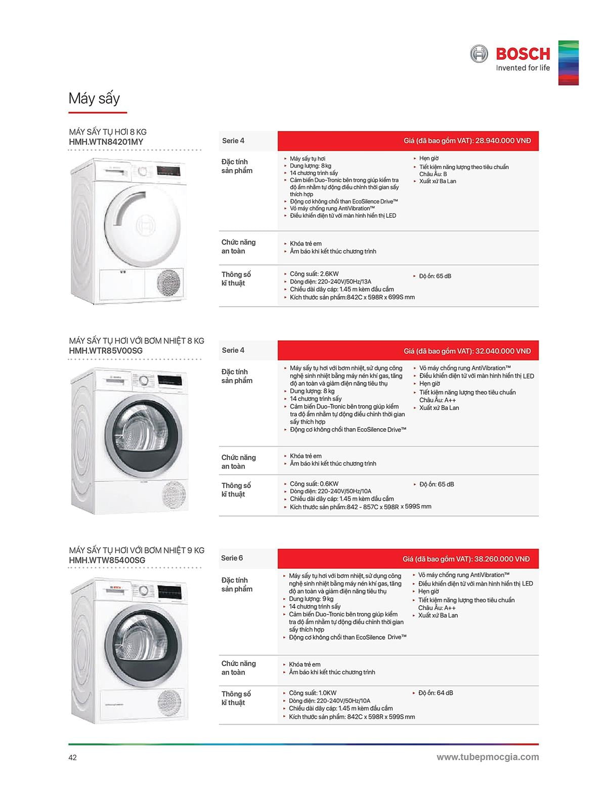Catalogue Bosch HMH 59 Catalogue Bosch HMH - Thiết Bị Nhà Bếp Cao Cấp Đức