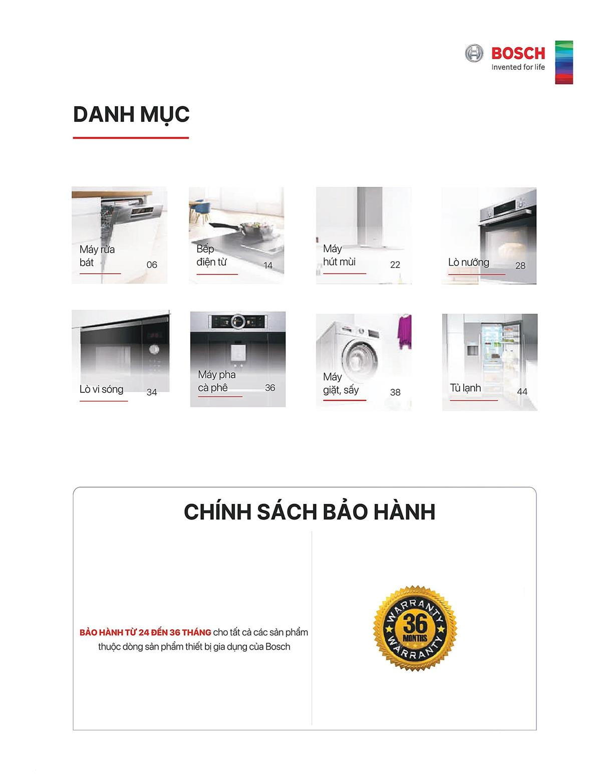 Catalogue Bosch HMH 22 Catalogue Bosch HMH - Thiết Bị Nhà Bếp Cao Cấp Đức