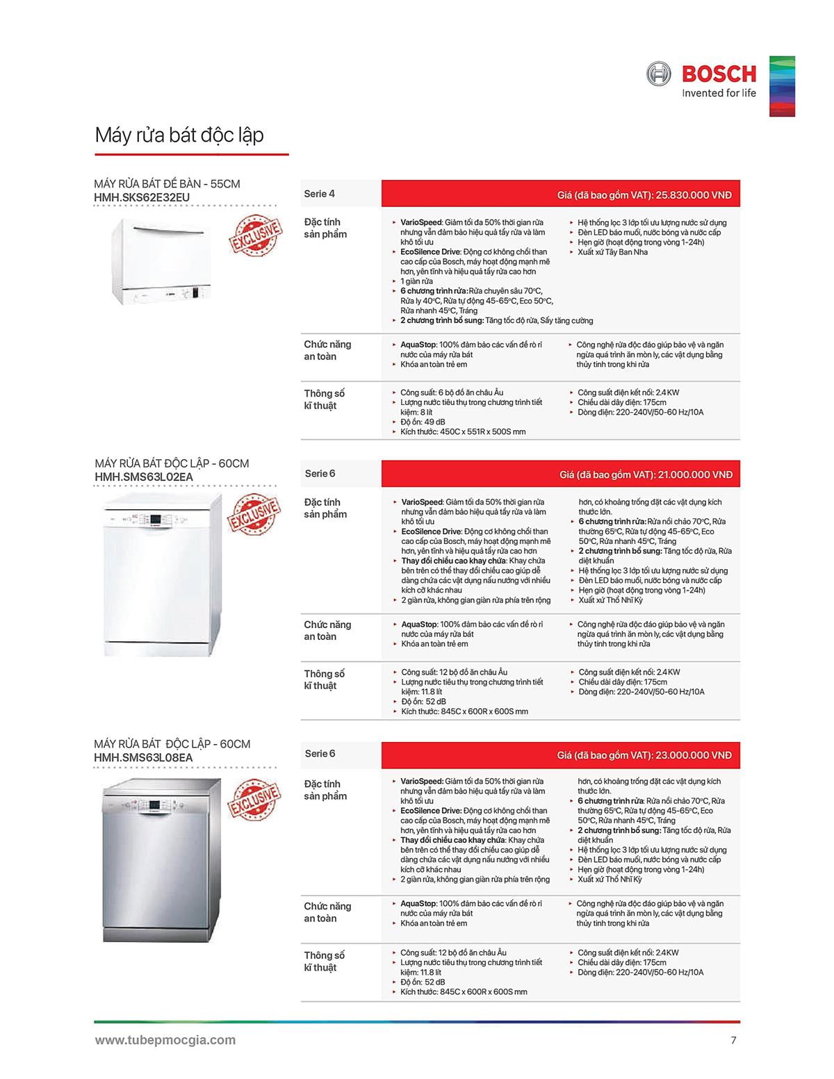 Catalogue Bosch HMH 24 Catalogue Bosch HMH - Thiết Bị Nhà Bếp Cao Cấp Đức