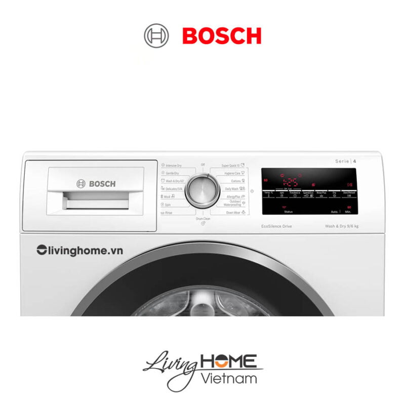 Máy giặt Bosch WNA14400SG - Kết hợp sấy 14 chương trình 9KG