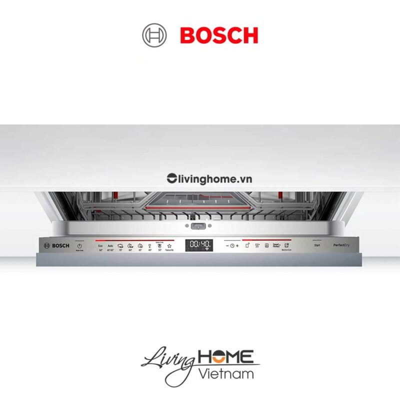 Máy rửa chén Bosch SMV6ZCX42E - Âm toàn phần 60cm 14 bộ