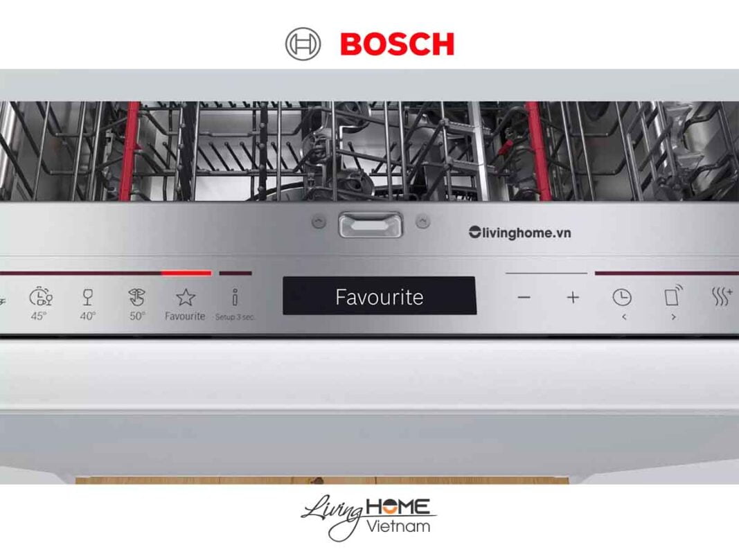 Máy rửa chén Bosch SMI4HCS48E - Bán âm 60cm 14 bộ
