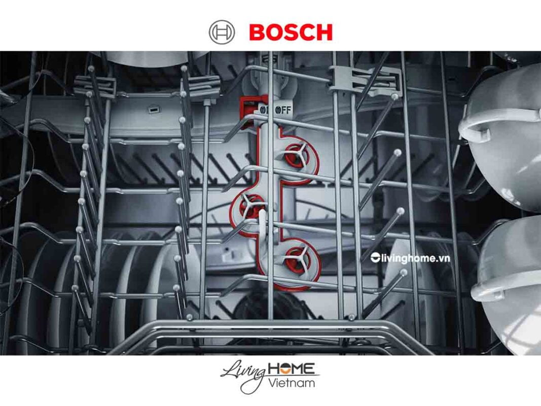 Máy rửa chén Bosch SMS8YCI01E - Độc lập 60cm 14 bộ