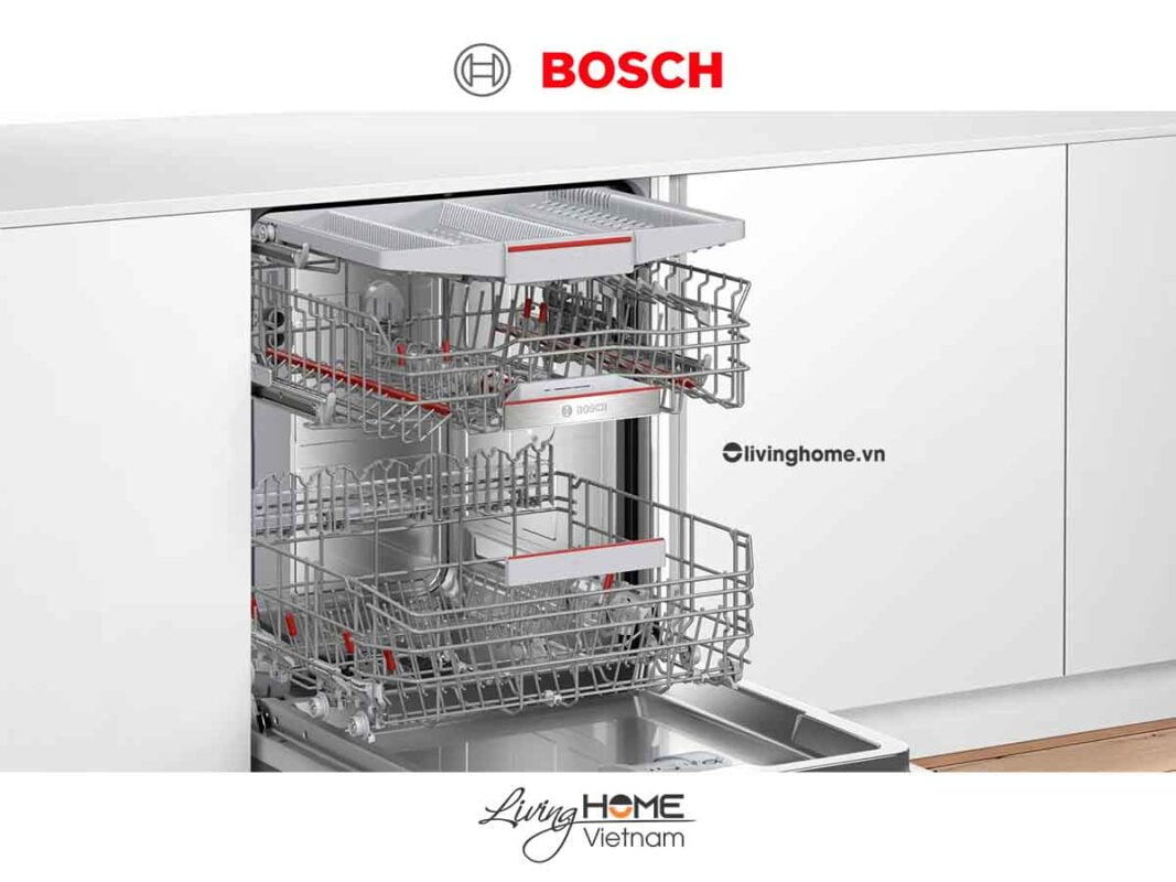 Máy rửa chén Bosch SMU6ECS57E – Bán âm 60cm 14 bộ