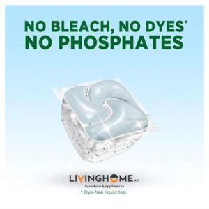 Viên Rửa Chén Bát Cascade Free & Clear Hương Chanh 62 Viên Nhập Khẩu Mỹ 11 vien rua chen bat cascade free and clear actionpacs lemon scent 62 vien 2