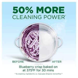 Viên Rửa Chén Bát Cascade Free & Clear Hương Chanh 62 Viên Nhập Khẩu Mỹ 13 vien rua chen bat cascade free and clear actionpacs lemon scent 62 vien 4