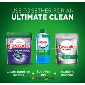 Viên Rửa Chén Bát Cascade Platinum Hương Chanh 62 Viên Nhập Khẩu Mỹ 13 vien rua chen bat cascade platinum actionpacs lemon scent 62 vien 4