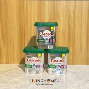 Viên rửa chén Cascade Platinum 92 viên cao cấp Mỹ