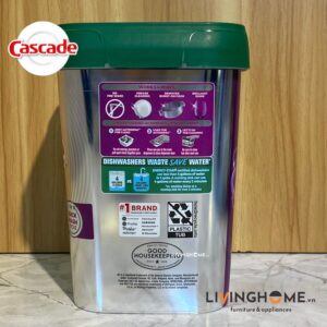 Viên Rửa Chén Bát Cascade Platinum, 92 Viên, Nhập Khẩu Mỹ 16 Viên rửa chén Cascade Platinum 92 viên cao cấp Mỹ