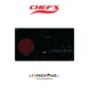 Bếp điện từ Chefs EH-MIX544P 81CM 2 Từ 1 Điện Kính Schott Ceran 2 Bếp điện từ Chefs EH MIX544P 3 vùng nấu tiện lợi hoàn mỹ