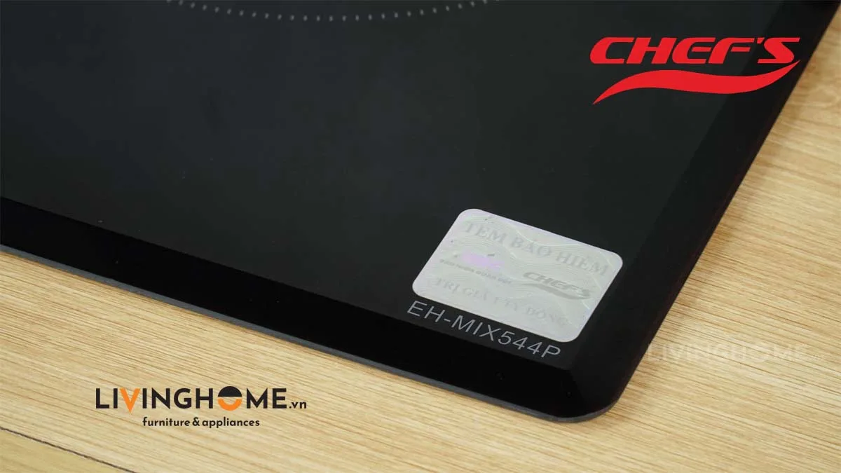 Bếp điện từ Chefs EH-MIX544P 81CM 2 Từ 1 Điện Kính Schott Ceran 4 Bếp điện từ Chefs EH MIX544P 3 vùng nấu tiện lợi hoàn mỹ